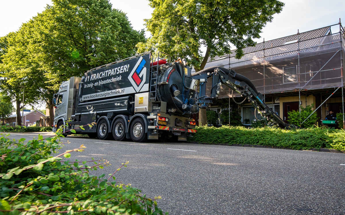 Chauffeur machinist worden op zuigwagen